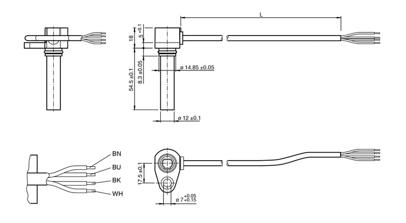 Pepperl Fuchs MHS2-12M55-2EU-0,3M – Hall-effect sensor — photo 3 of 4