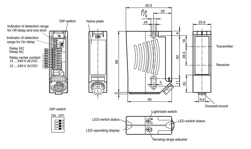 Background suppression sensor RLK28-8-H-2000-IR-Z/31/116 — photo 3 of 3