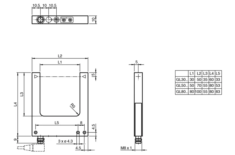 Photoelectric slot sensor GL50-RT/32/40a/98a — photo 3 of 4