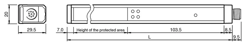 Pepperl Fuchs SLCS90/35 – Safety light curtain — photo 3 of 4