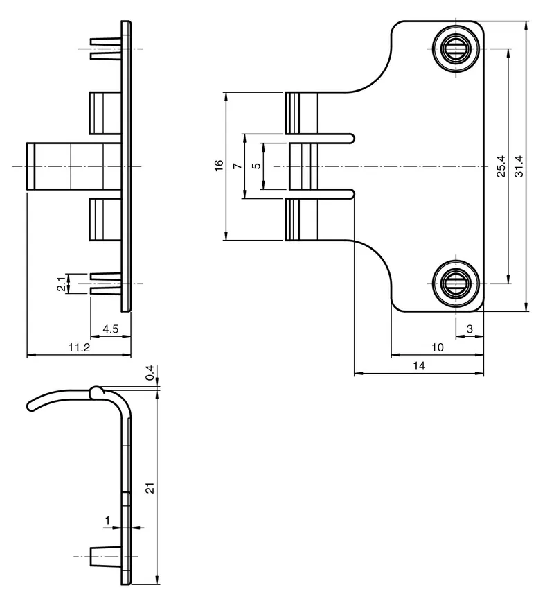 Pepperl Fuchs ADAPTER ML100 – Mounting aid — photo 3 of 3