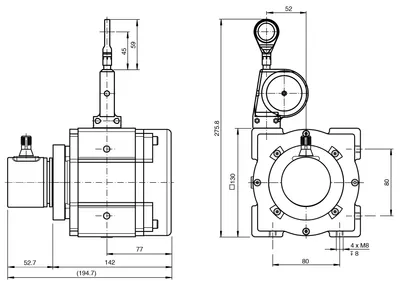 Pepperl Fuchs ECA30PL-05A4A-B16BD:NN – Cable pull rotary encoder
