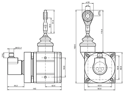 Pepperl Fuchs ECA30PL-02C1A-I42BD:X3 – Cable pull rotary encoder