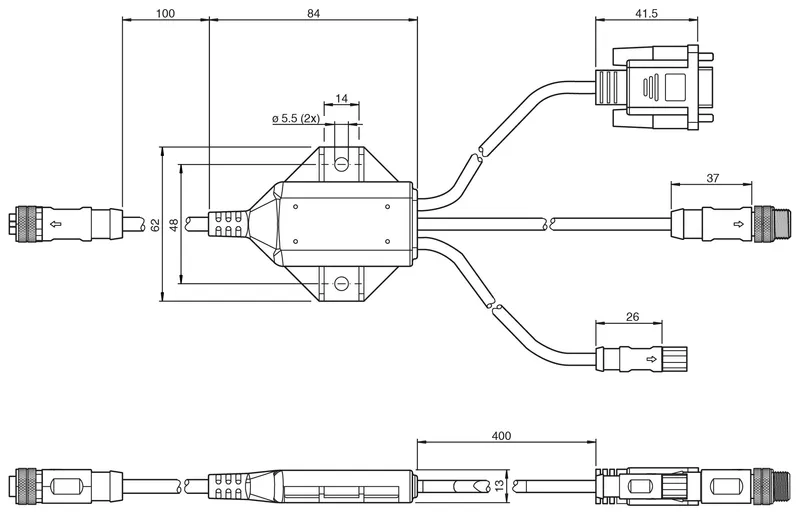 Converter Connection Cable VOI-F331-24V-DB9 — photo 3 of 4