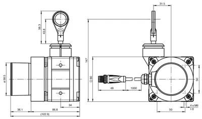Pepperl Fuchs ECI30PL-01A1A-UD1BY:YY – Cable pull rotary encoder