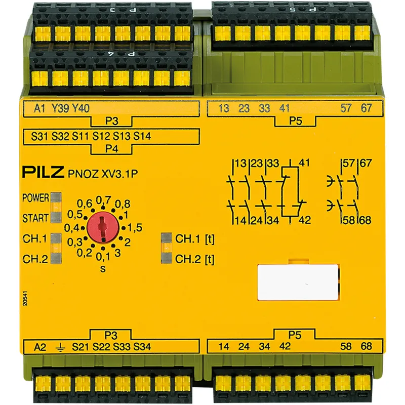 PNOZ XV3.1P C 3/24-240VACDC 3no 1nc 2no