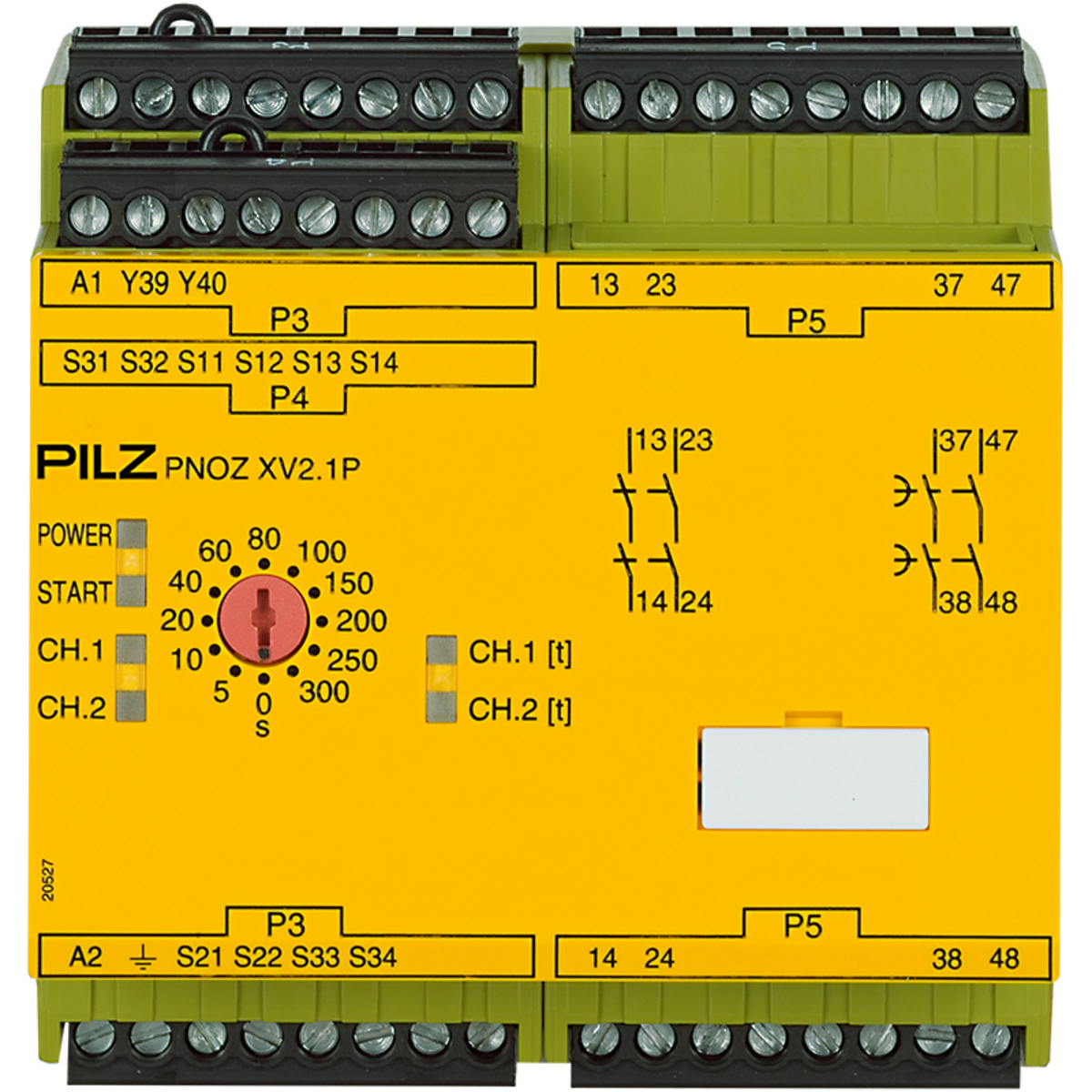 PNOZ XV2.1P 300/24-240VACDC 2n/o 2n/o t