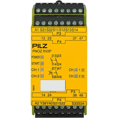 PNOZ XV2P 0.5/24VDC 2n/o 2n/o fix