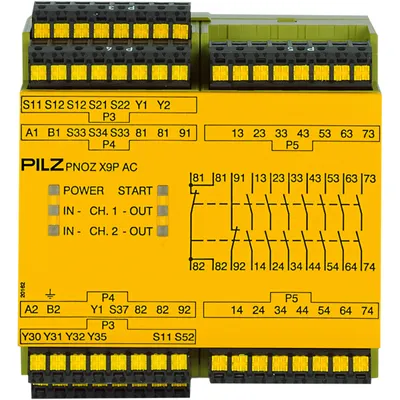 PNOZ X9P C 24DC 24-240VACDC 7no 2nc 2so