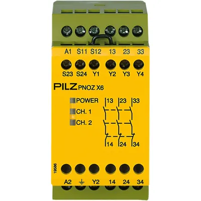 PNOZ X6 230-240VAC 3n/o