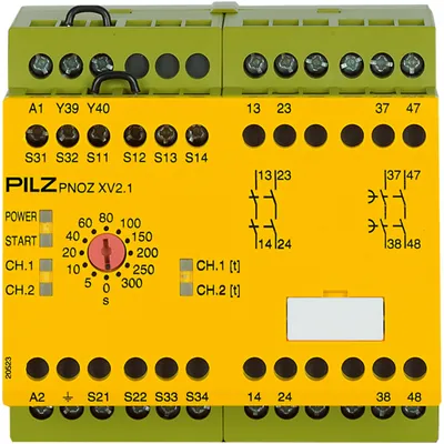 PNOZ XV2.1 300/24-240VACDC 2n/o 2n/o t