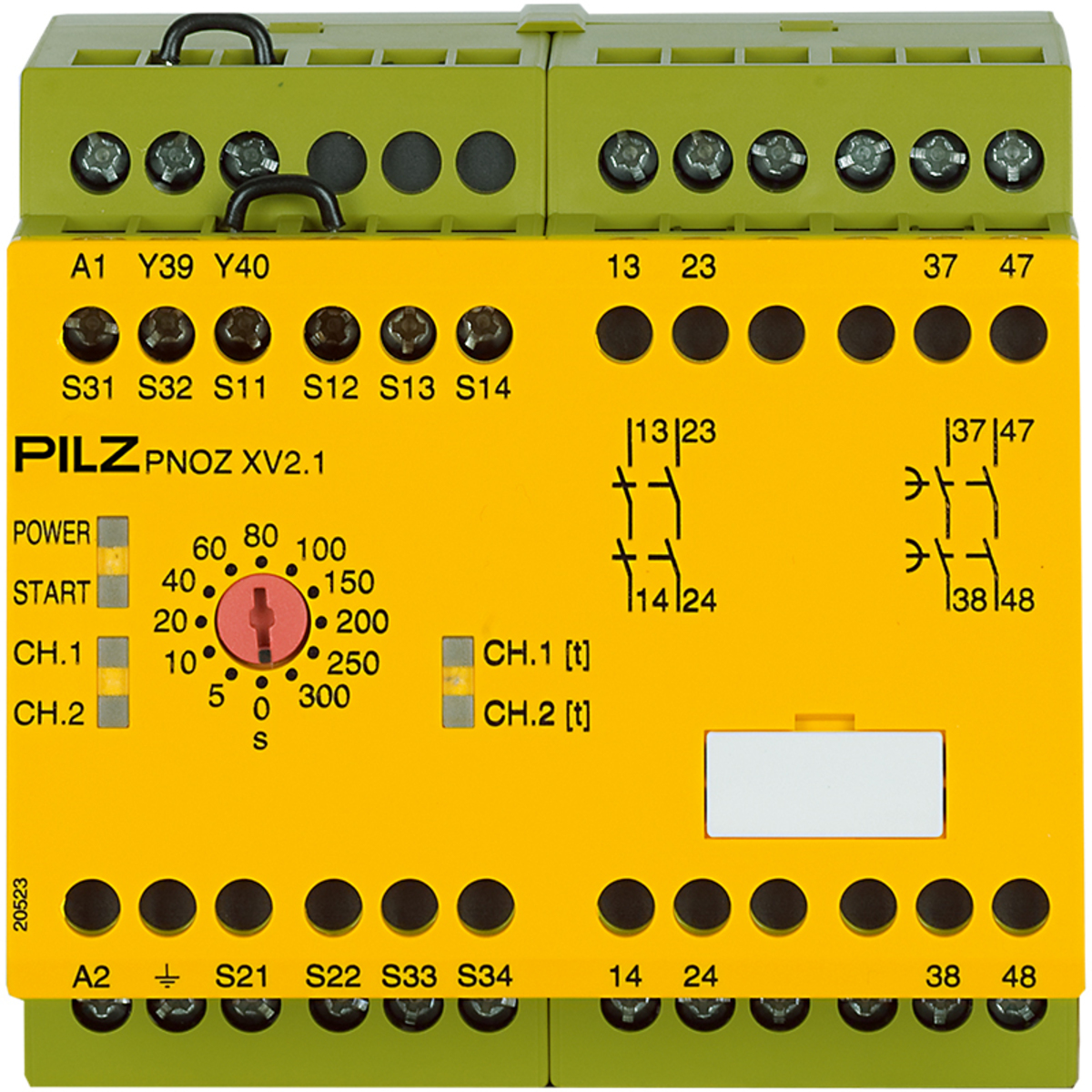 PNOZ XV2.1 300/24-240VACDC 2n/o 2n/o t
