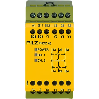 PNOZ X6 110-120VAC 3n/o