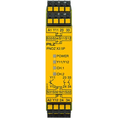 PNOZ X2.5P C 24VDC 2n/o 1so