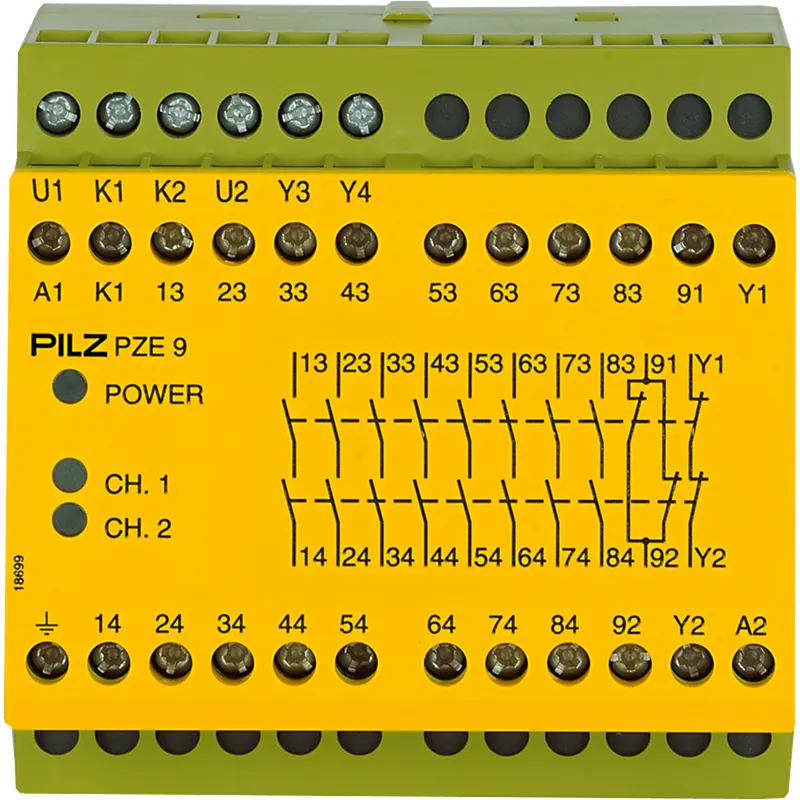 PZE 9 48VAC 8n/o 1n/c