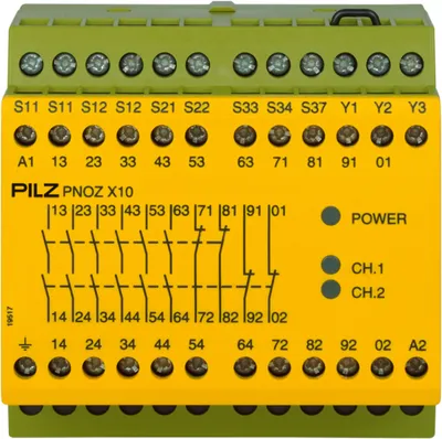 PNOZ X10 42VAC 6n/o 4n/c 3LED