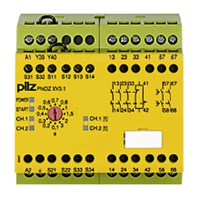 PNOZ XV3.1 3/24-240VACDC 3no 1nc 2no t