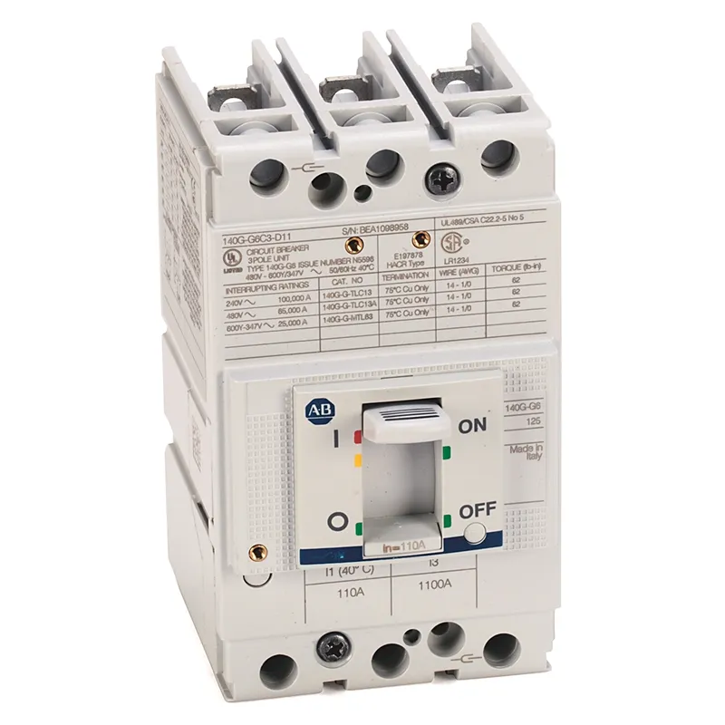 Rockwell Automation / Allen-Bradley 140G-G6C3-D10-MB – 140G 125A G Frame Molded Case Ckt-Bkr