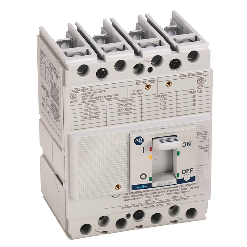 Rockwell Automation / Allen-Bradley 140G-G6S4-D12 – 140G 125A Frame Molded Case Switch
