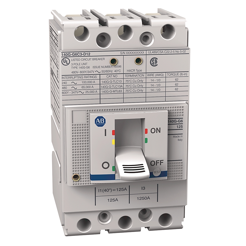 Allen-Bradley 140G-H0F3-D16 – 140G 160A Frame Molded Case Ckt-Bkr Allen-Bradley 140G-H0F3-D16 – 140G 160A Frame Molded Case Ckt-Bkr
