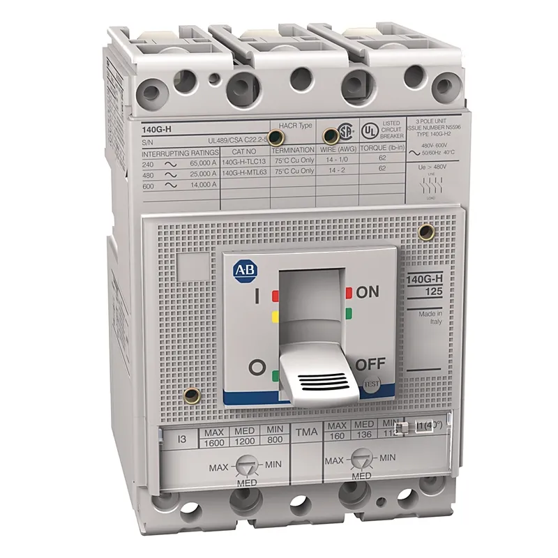 Rockwell Automation / Allen-Bradley 140G-H2F3-D10-KA – 140G 125A H Frame Molded Case Ckt-Bkr — photo 1 of 2