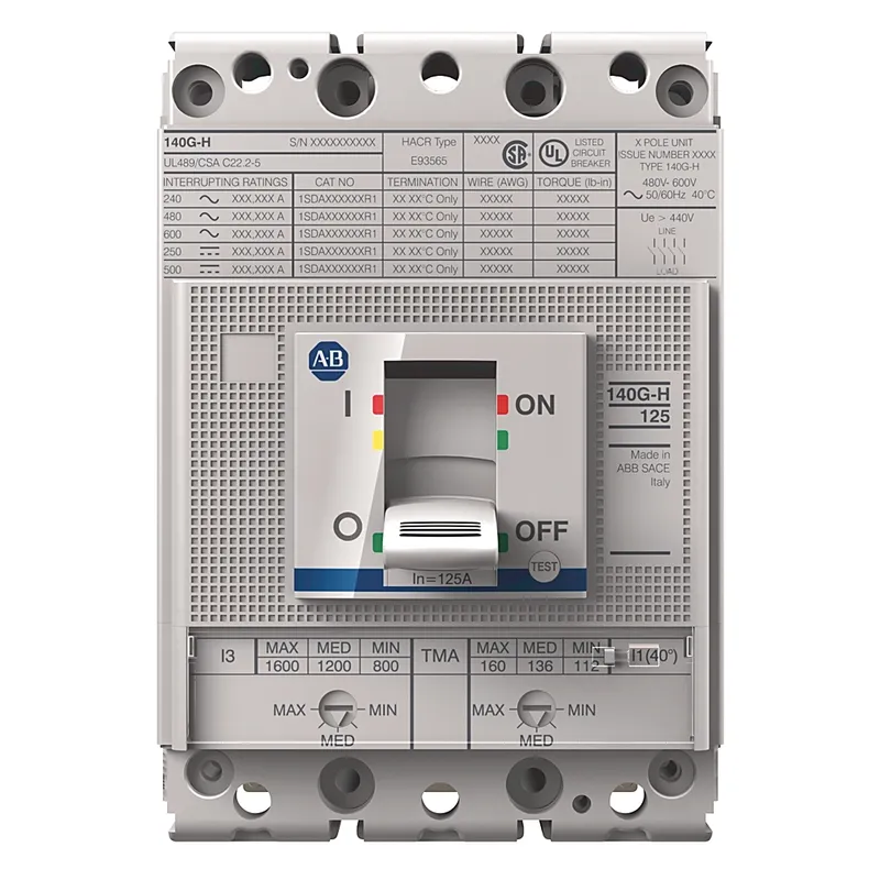 Rockwell Automation / Allen-Bradley 140G-H2F3-D12-BA – 140G 125A H Frame Molded Case Ckt-Bkr — photo 1 of 2