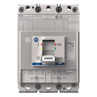 Allen-Bradley 140G-H2F3-D12-UJ-KA – 140G 125A H Frame Molded Case Ckt-Bkr Allen-Bradley 140G-H2F3-D12-UJ-KA – 140G 125A H Frame Molded Case Ckt-Bkr