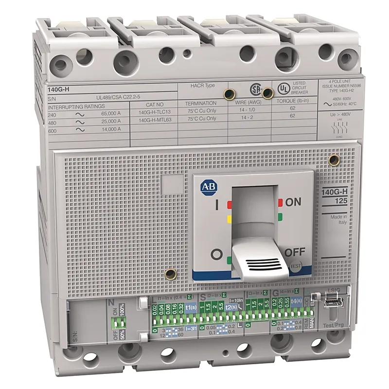Rockwell Automation / Allen-Bradley 140G-H3I3-D10 – 140G 125A H Frame Molded Case Ckt-Bkr — photo 1 of 2