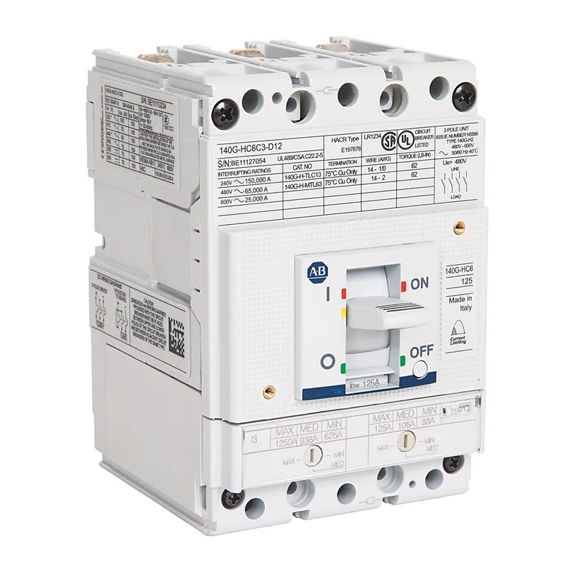 Rockwell Automation / Allen-Bradley 140G-HC0C3-C16 – 140G 125A Frame Molded Case Ckt-Bkr — photo 1 of 2