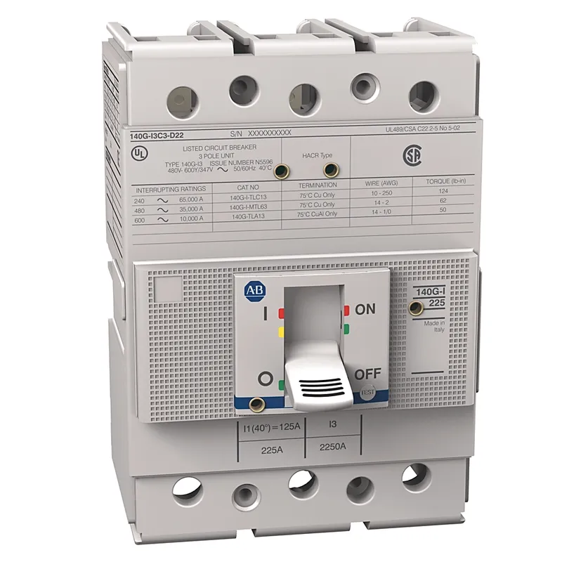Rockwell Automation / Allen-Bradley 140G-I3C3-D16 – 140G 225A Frame Molded Case Ckt-Bkr