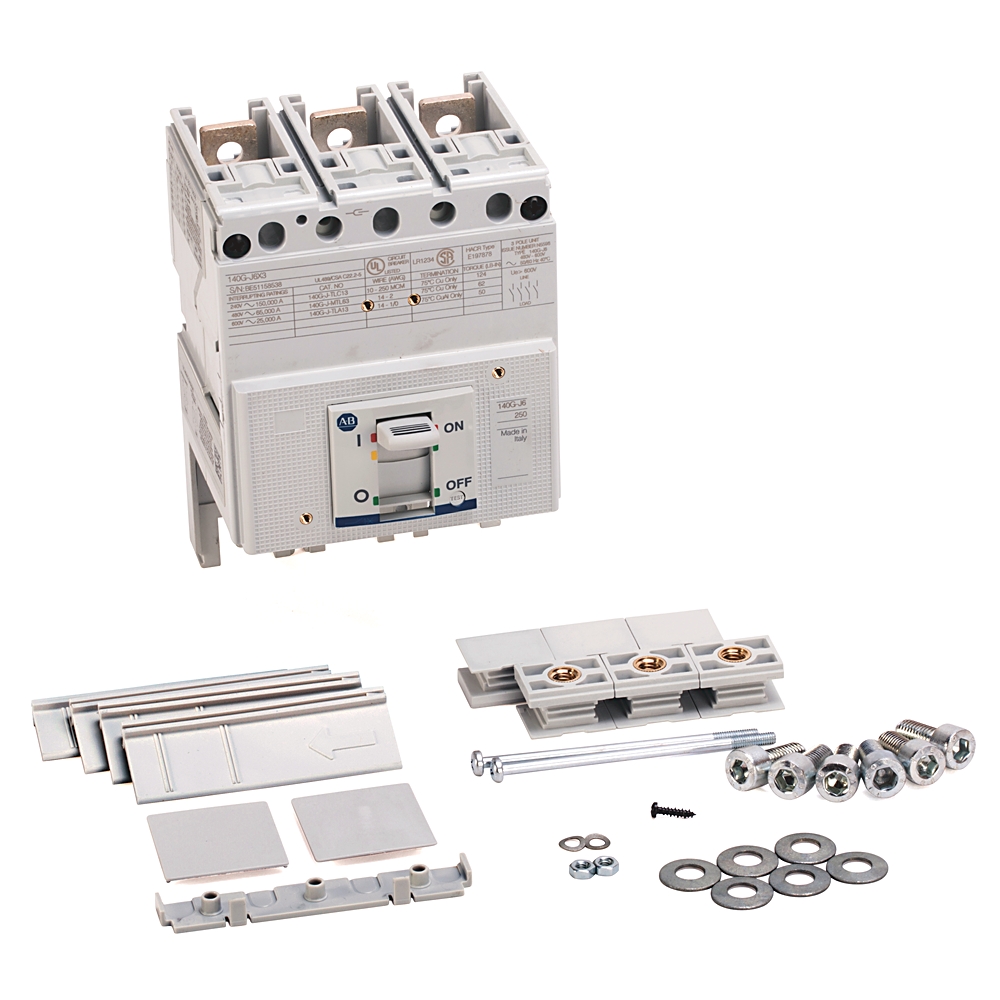 Allen-Bradley 140G-J6C3-C70 – 140G 250A J Frame Molded Case Ckt-Bkr Allen-Bradley 140G-J6C3-C70 – 140G 250A J Frame Molded Case Ckt-Bkr