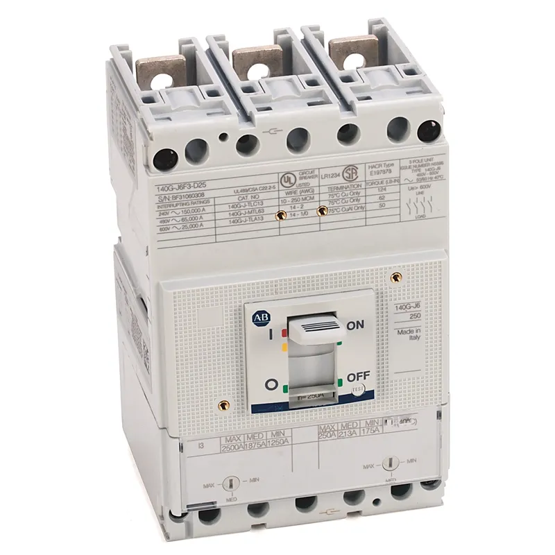 Rockwell Automation / Allen-Bradley 140G-J6F3-D25-UJ-FB – 140G 250A J Frame Molded Case Ckt-Bkr