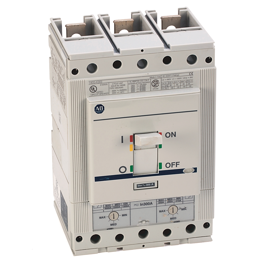 Allen-Bradley 140G-K3F3-D40-CA – 140G 400A K Frame Molded Case Ckt-Bkr Allen-Bradley 140G-K3F3-D40-CA – 140G 400A K Frame Molded Case Ckt-Bkr