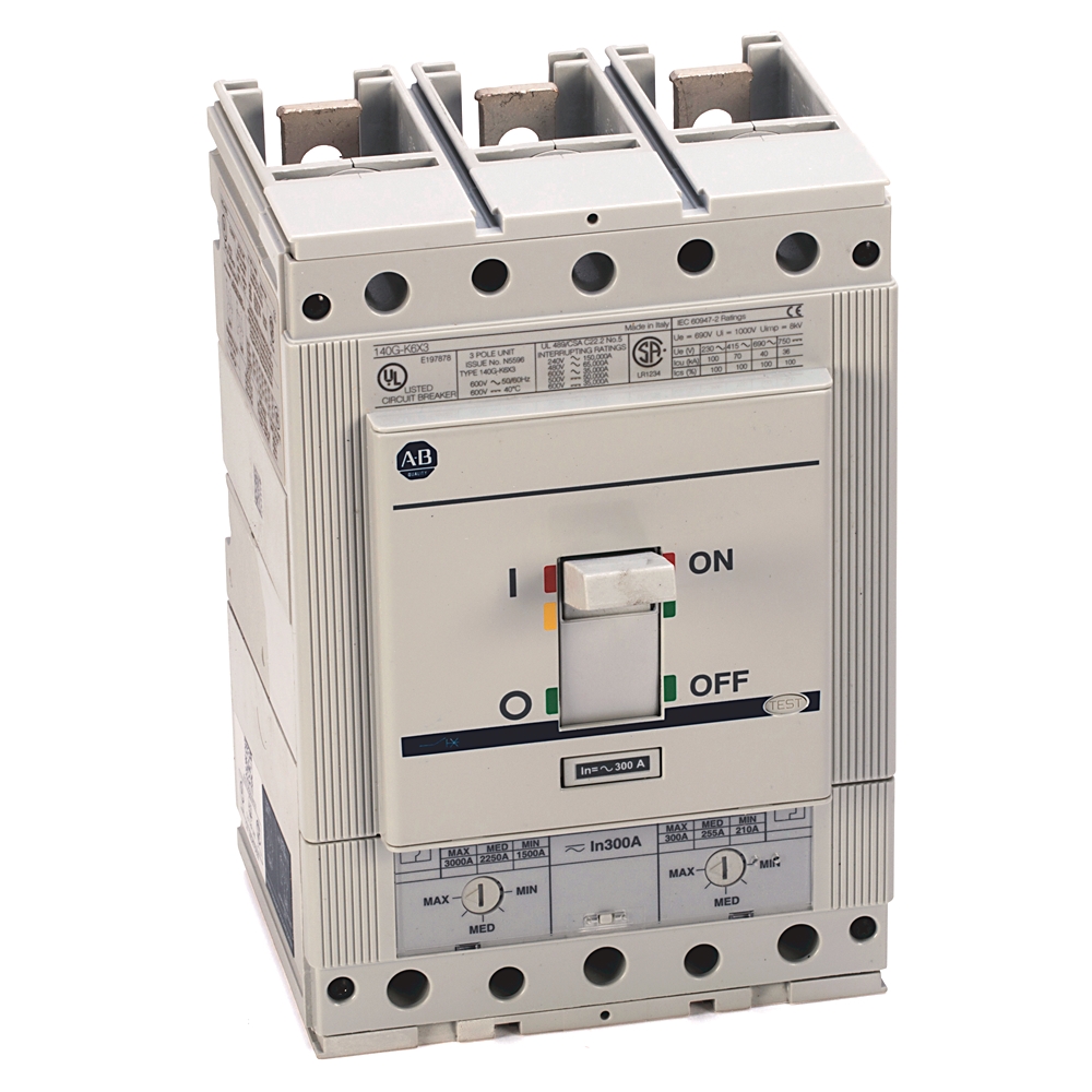 Allen-Bradley 140G-K6F3-D30-UJ-CJ – 140G 400A K Frame Molded Case Ckt-Bkr Allen-Bradley 140G-K6F3-D30-UJ-CJ – 140G 400A K Frame Molded Case Ckt-Bkr