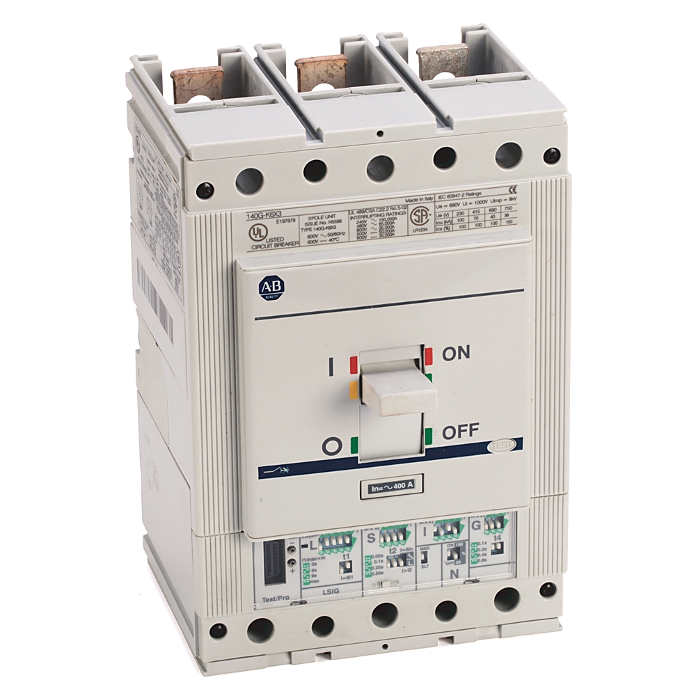 Allen-Bradley 140G-K6I3-D40-SA – 140G 400A K Frame Molded Case Ckt-Bkr Allen-Bradley 140G-K6I3-D40-SA – 140G 400A K Frame Molded Case Ckt-Bkr