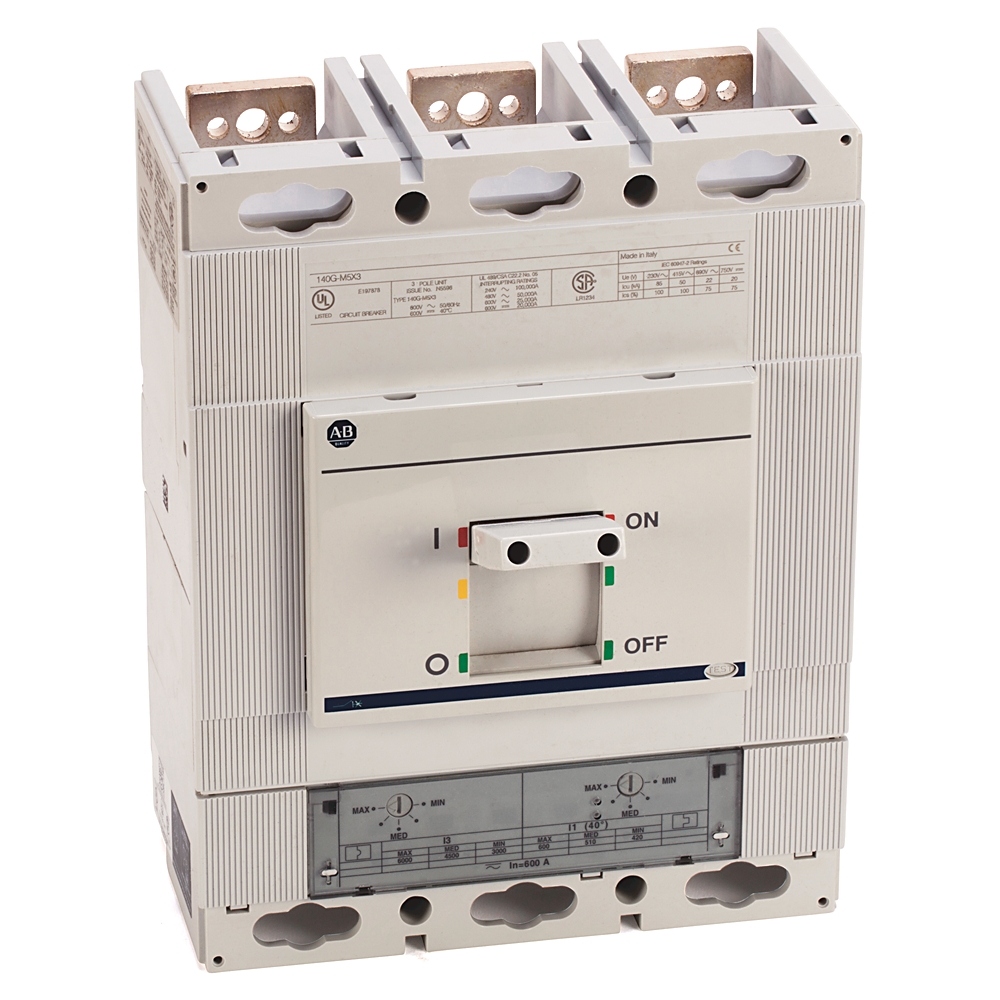 Allen-Bradley 140G-M5F3-D60-SD-AA – 140G 800A M Frame Molded Case Ckt-Bkr Allen-Bradley 140G-M5F3-D60-SD-AA – 140G 800A M Frame Molded Case Ckt-Bkr