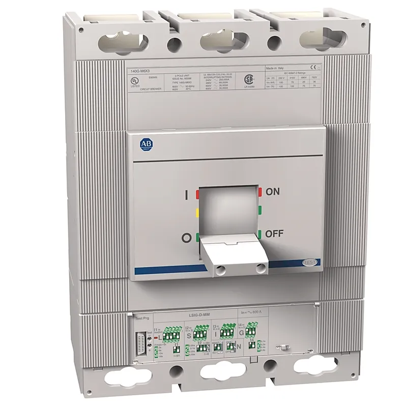 Rockwell Automation / Allen-Bradley 140G-M6K3-D63-CJ – 140G 800A M Frame Molded Case Ckt-Bkr — photo 1 of 2