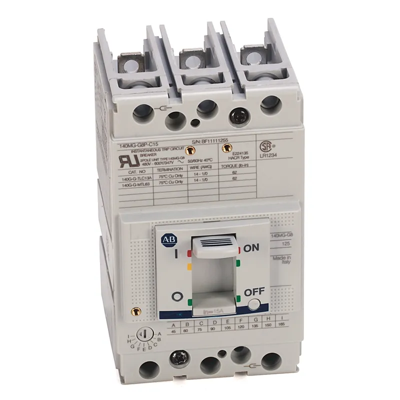 Rockwell Automation / Allen-Bradley 140MG-G8P-C15-KJ – 140G 125A G Frame Mtr Protection Ckt-Bkr