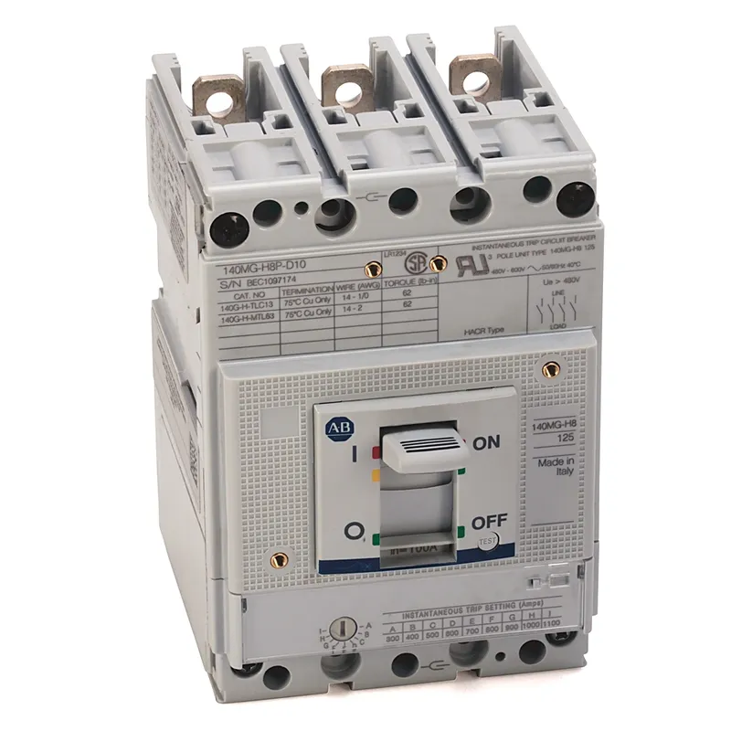Rockwell Automation / Allen-Bradley 140MG-H8P-D10-MT – 140G 125A H Frame Mtr Protection Ckt-Bkr — photo 1 of 2