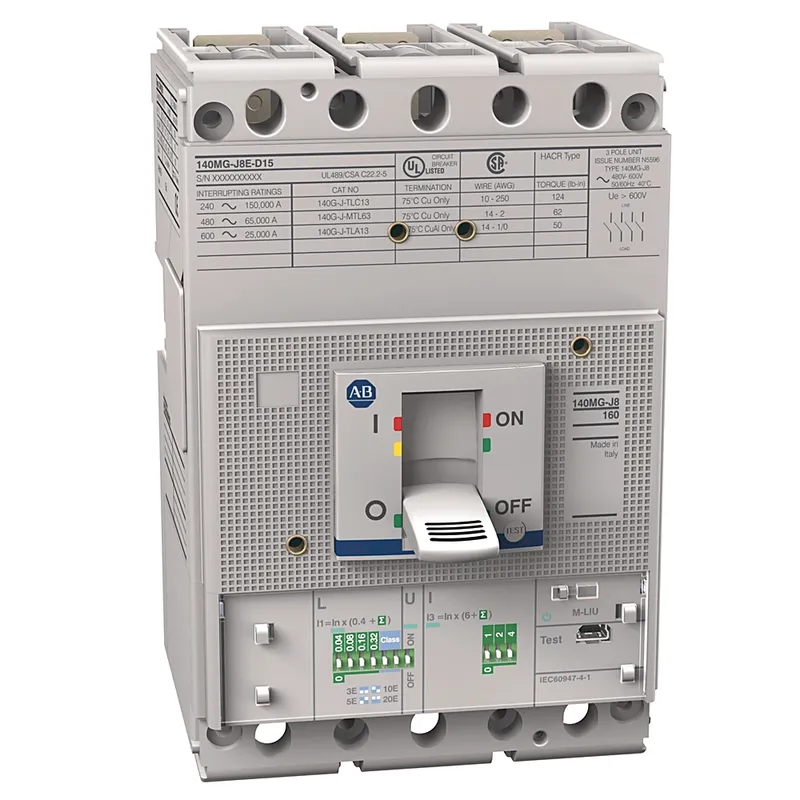 Rockwell Automation / Allen-Bradley 140MG-J8E-D15-SD-AA – 140G 250A J Frame Mtr Protection Ckt-Bkr