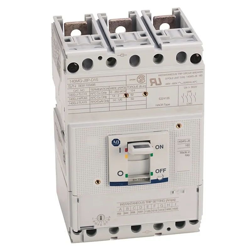 Rockwell Automation / Allen-Bradley 140MG-J8P-D15-SD – 140G 250A J Frame Mtr Protection Ckt-Bkr