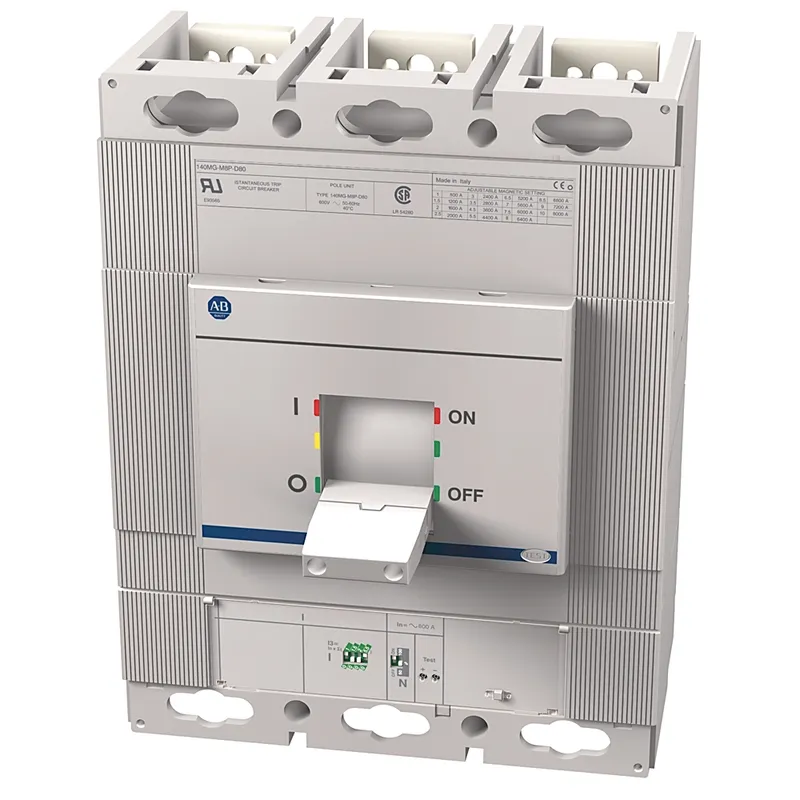 Rockwell Automation / Allen-Bradley 140MG-M8P-D60-SD-FB – 140G 800A M Frame Mtr Protection Ckt-Bkr