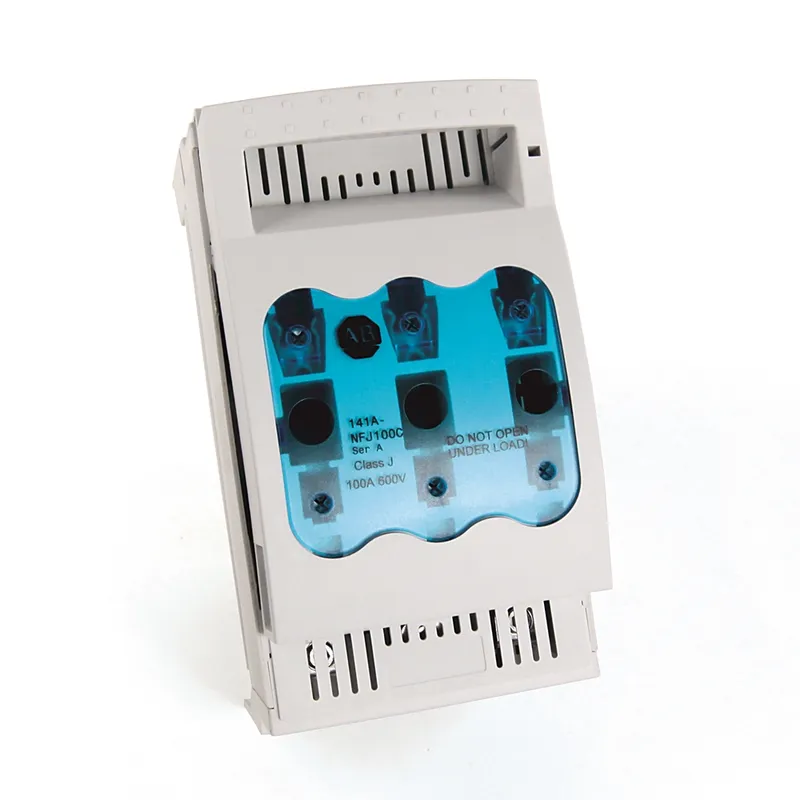 Rockwell Automation / Allen-Bradley 141A-NFJ100C – MCS Class J 100 A 600V Bus Bar Fuse Base — photo 1 of 2