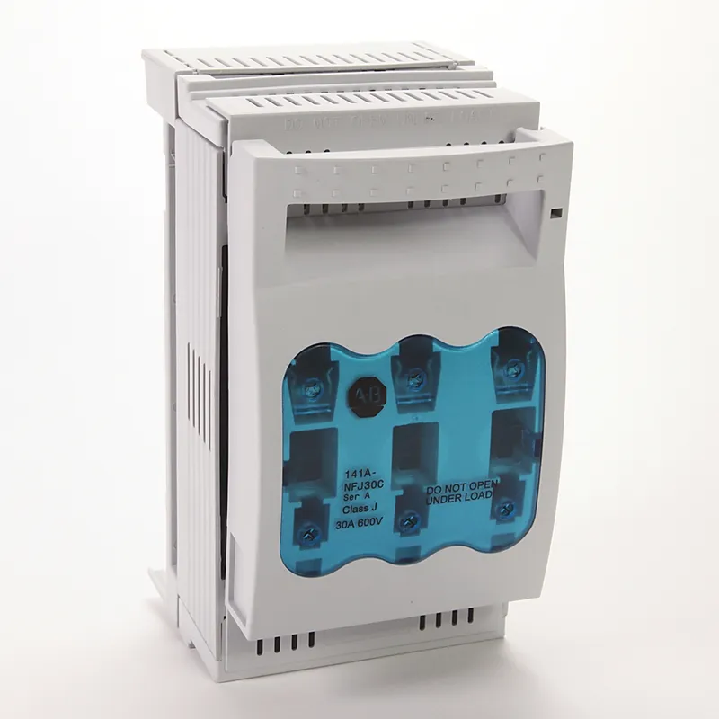 Rockwell Automation / Allen-Bradley 141A-NFJ30C – MCS Class J 30 A 600V Bus Bar Fuse Base — photo 1 of 2