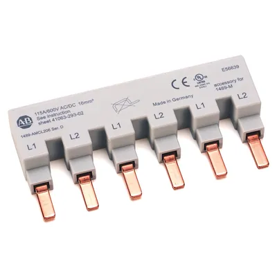 Rockwell Automation / Allen-Bradley 1489-AMCL206 – MCB Bus Bar Accessory 2 phase