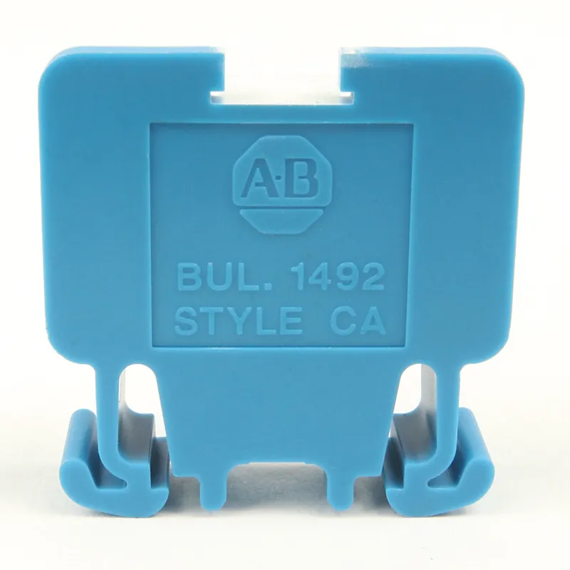 Rockwell Automation / Allen-Bradley 1492-CA1L – TERM BLCK Rail MTD 1P 55A Lg SCR WHT — photo 1 of 4