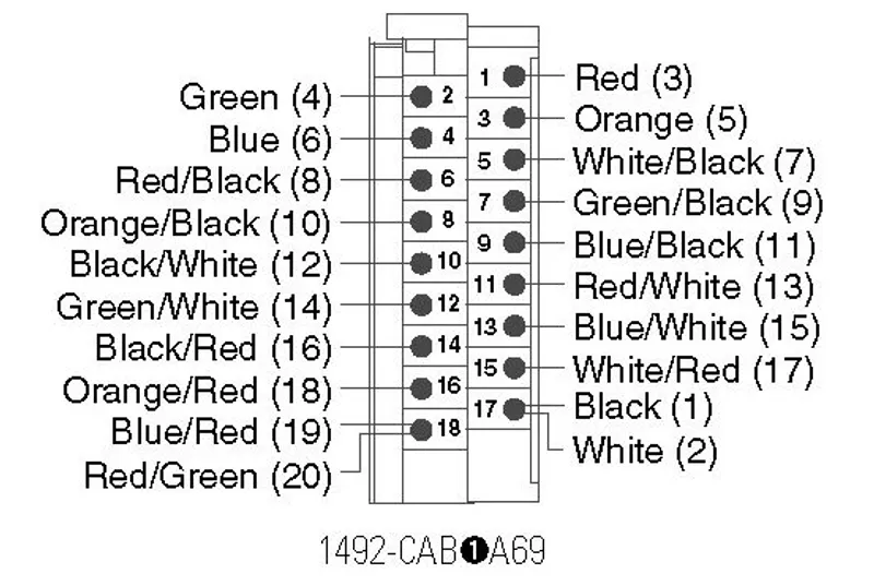 Rockwell Automation / Allen-Bradley 1492-CAB040A69 – Digital Cable Connection Products — photo 2 of 2