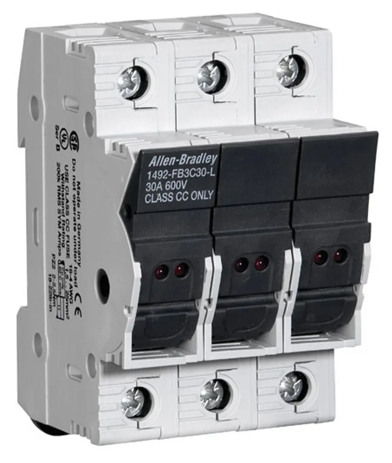Rockwell Automation / Allen-Bradley 1492-FB3C30-L – 3 Pole Fuse Holder — photo 2 of 2
