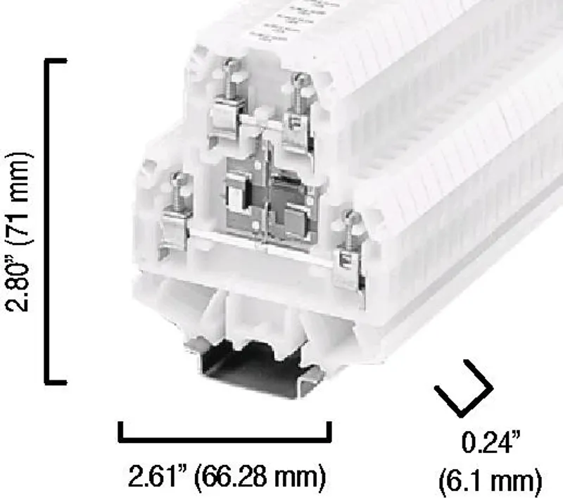 Rockwell Automation / Allen-Bradley 1492-HM2K024 – TERM BLCK Multi-Rail MTD DBL SUPP 24V — photo 3 of 4