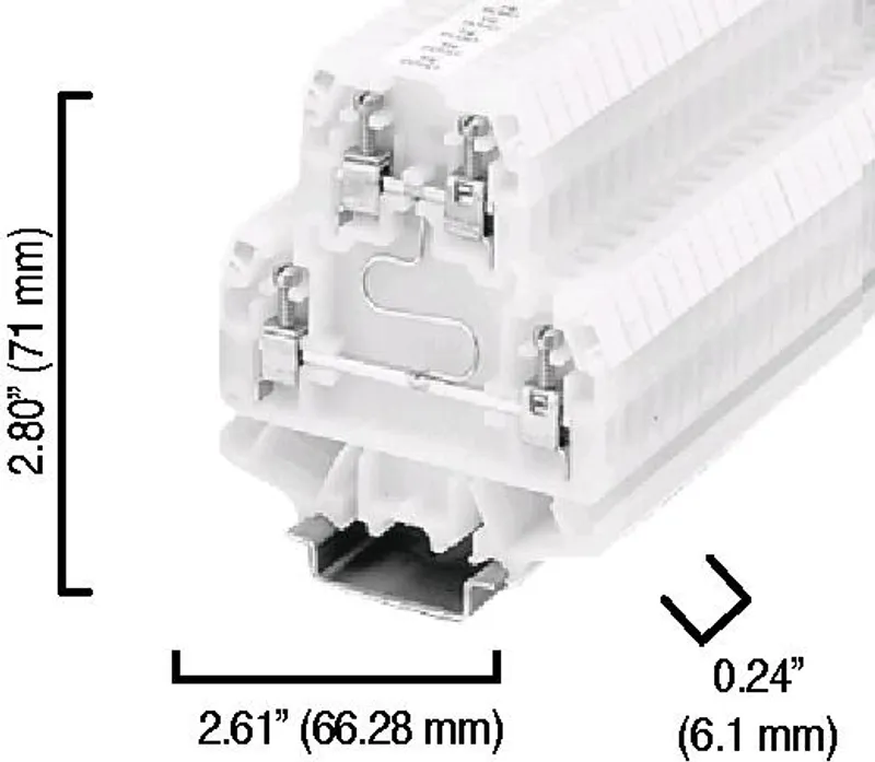 Rockwell Automation / Allen-Bradley 1492-HM2V250 – TERM BLCK Multi-Rail MTD NEON IND — photo 4 of 4